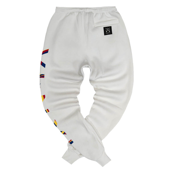 Vinyl art clothing - 08116-02 - be colorful pants - white