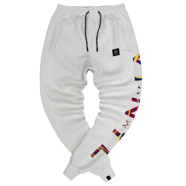 Vinyl art clothing - 08116-02 - be colorful pants - white