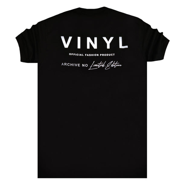 Vinyl art clothing big logo t-shirt - black