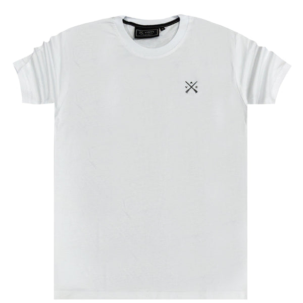 Vinyl art clothing big logo t-shirt - white