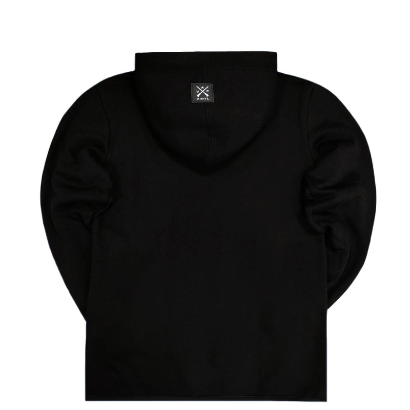 Vinyl art clothing - 12053-01-W - limited edition hoodie - black