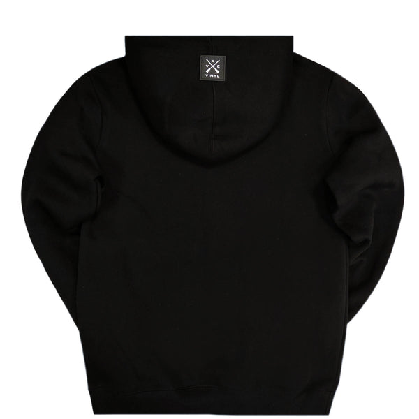 Vinyl art clothing be authentic hoodie - black