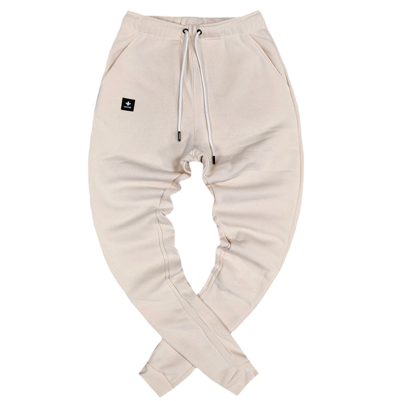 Magic bee - MB22407 - elasticated track pants - beige