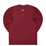 Vinyl art clothing - 22500-06 - sweatshirt authentic - burgundy