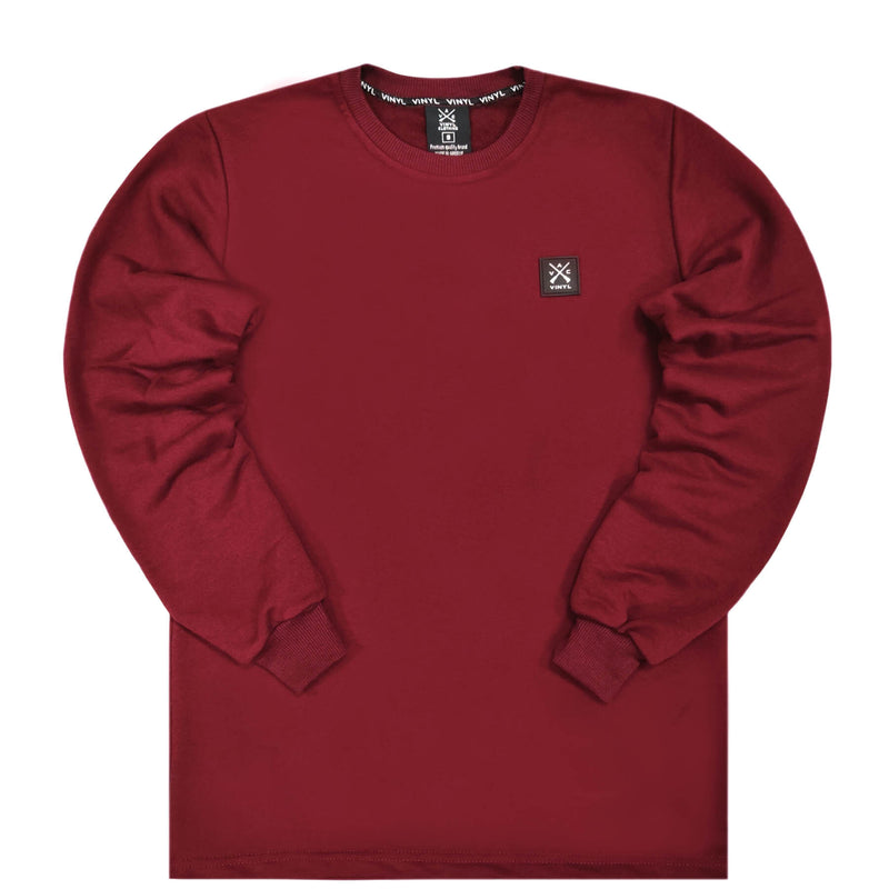 Vinyl art clothing - 22500-06 - sweatshirt authentic - burgundy