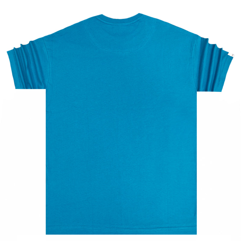 Henry clothing - 3-212 - teal oversize tee