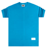 Henry clothing - 3-212 - teal oversize tee