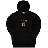 Henry clothing - 3-305 - black gold emplem logo hoodie