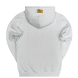 Henry clothing - 3-305 - white emplem logo hoodie