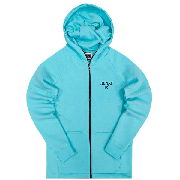 Henry clothing - 3-320 - mint zip through hoodie