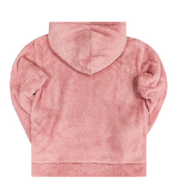 Henry clothing - 3-331 - fluffy hoodie - pink