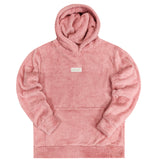 Henry clothing - 3-331 - fluffy hoodie - pink