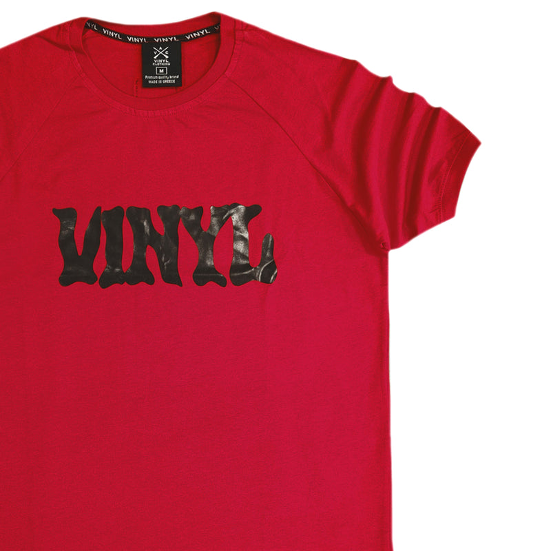 Vinyl art clothing - 32721-55 - t-shirt with logo print - red