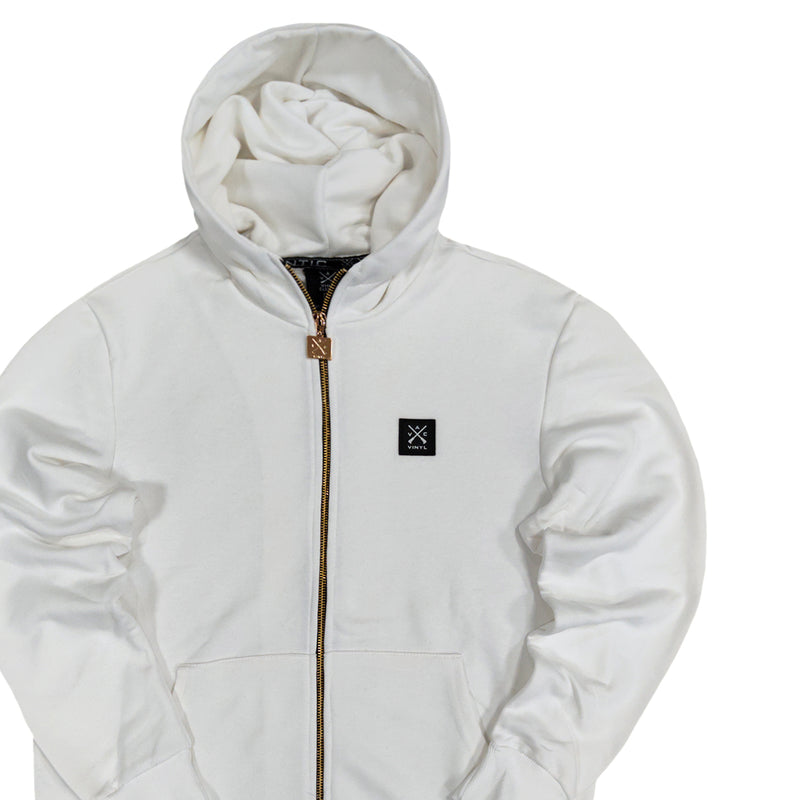 Vinyl art clothing - 32850-02 - full-zip hoodie - white