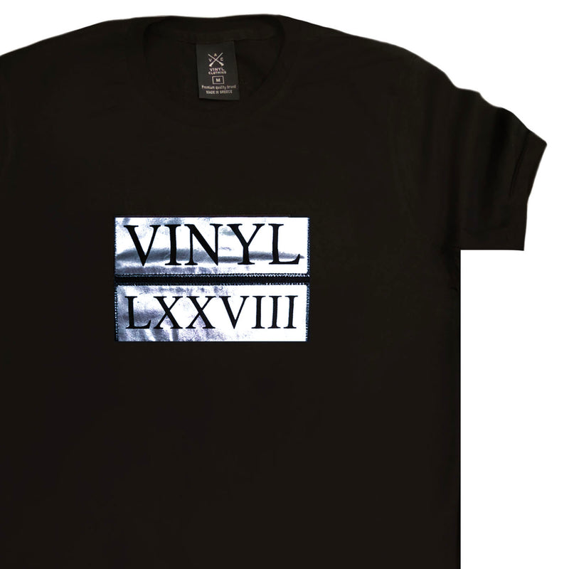 Vinyl art clothing - 41890-01 - black latin numbers logo t-shirt