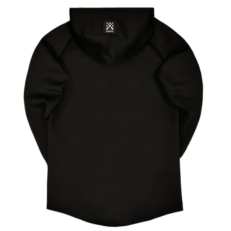 Vinyl art clothing - 43862-01 - full-zip hoodie total - black