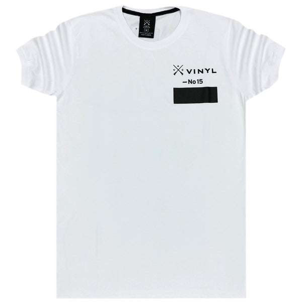 Vinyl art clothing - 44154-02 - white number box logo t-shirt