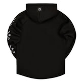 Vinyl art clothing - 44295-01 - full-zip hoodie with logo - black