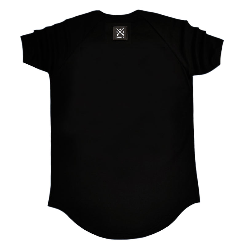 Vinyl art clothing - 32721-01 - black t-shirt with logo print