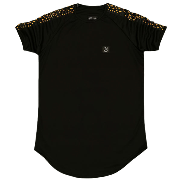 Vinyl art clothing - 52750-01 - black t-shirt with dots details