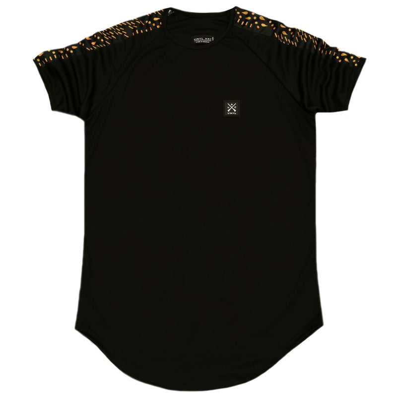 Vinyl art clothing - 52750-01 - black t-shirt with dots details