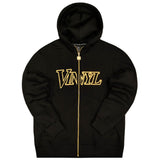 Vinyl art clothing - 53069-01 - full-zip hoodie with logo - black