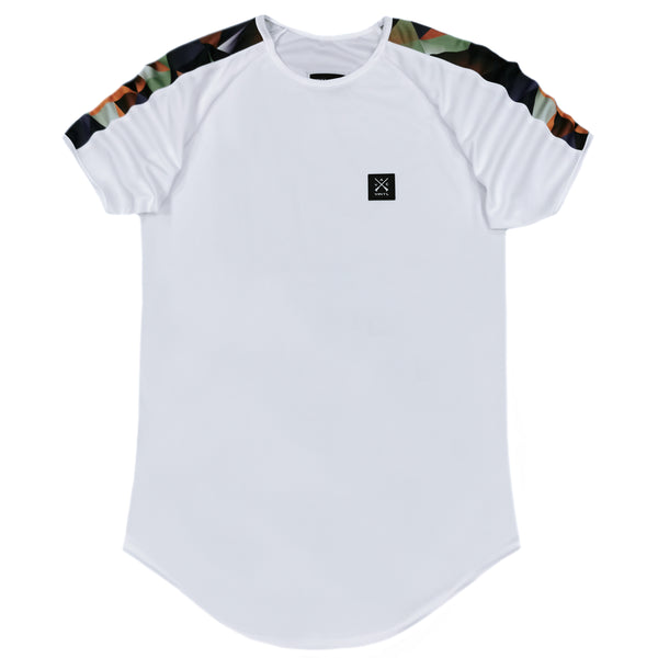 Vinyl art clothing - 53700-02 - color blocking stripe t-shirt