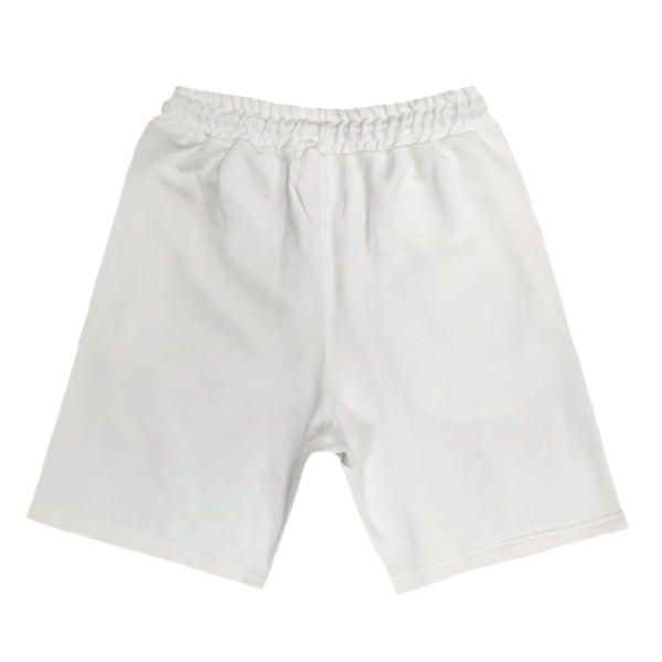 Henry clothing - 6-207 - white oversize shorts