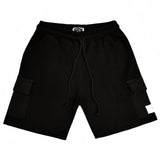 Henry clothing - 6-210 - black cargo shorts