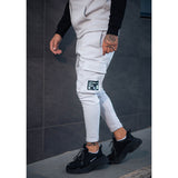 Henry clothing signed cargo trackpants - ice