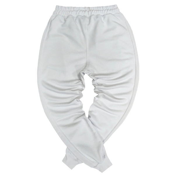 Henry clothing spring trackpants gold logo - white