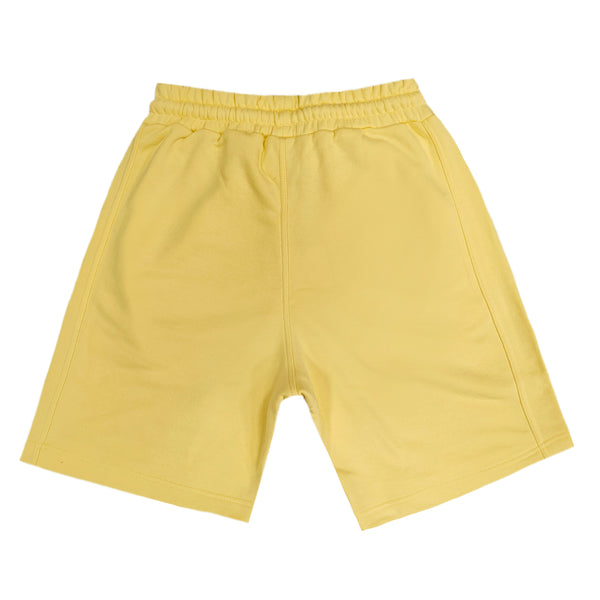 Ανδρική βερμούδα Henry clothing - 6-323 - arch logo shorts κίτρινο