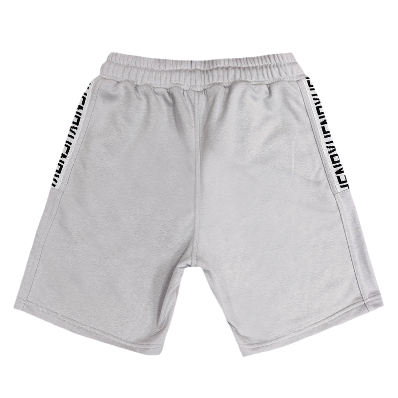 Henry clothing - 6-326 - taped logo shorts - ice