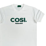 Cosi jeans - 60-W22-03 - 3d green handcrafted logo t-shirt - white