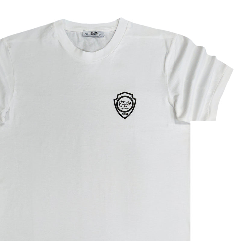 Cosi jeans - 60-W22-41 - white team logo t-shirt