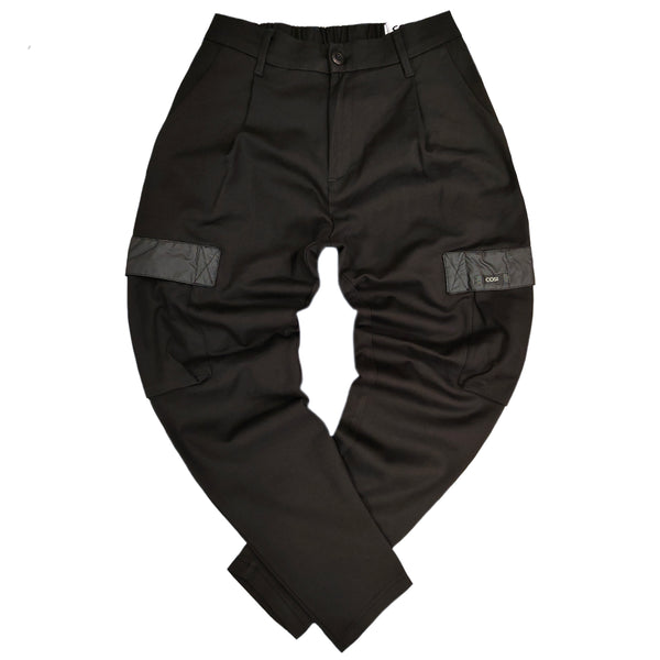 Cosi jeans chino cargo febbio - black