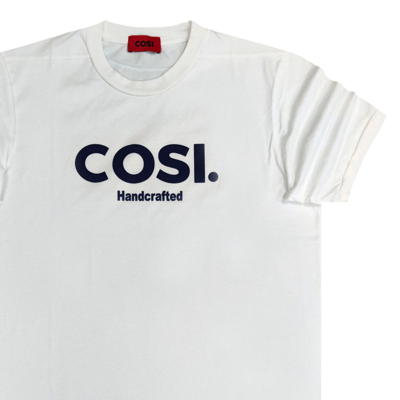 Cosi jeans - 61-S23-03 - blue letters tee - white