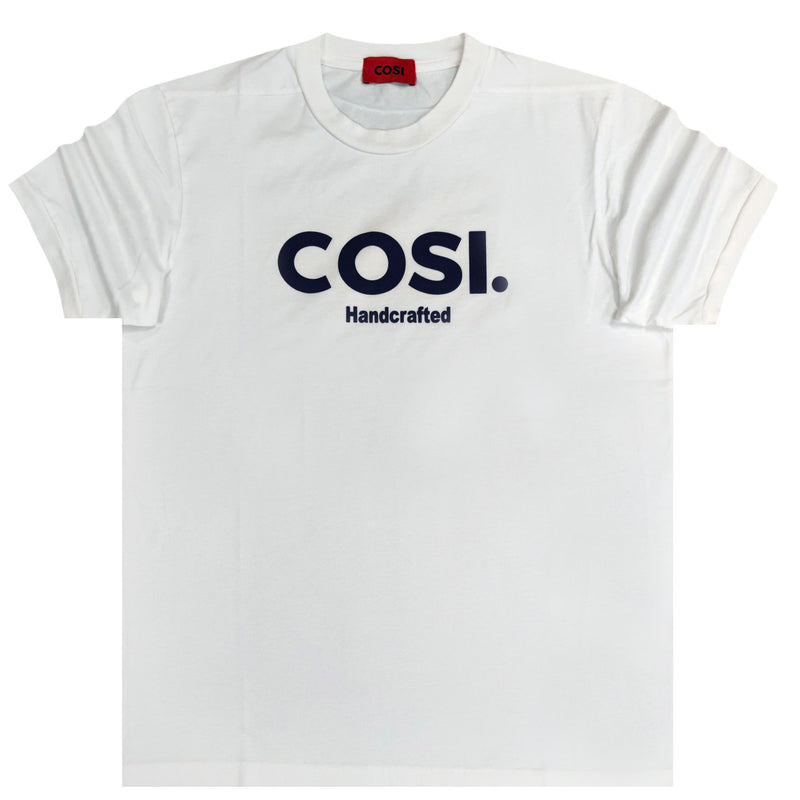 Cosi jeans - 61-S23-03 - blue letters tee - white
