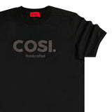 Cosi jeans - 61-S23-04 - black letters tee - black