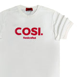 Cosi jeans - 61-S23-05 - red letters tee - white