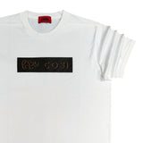 Cosi jeans - 61-S23-11 - gold letters tee - white