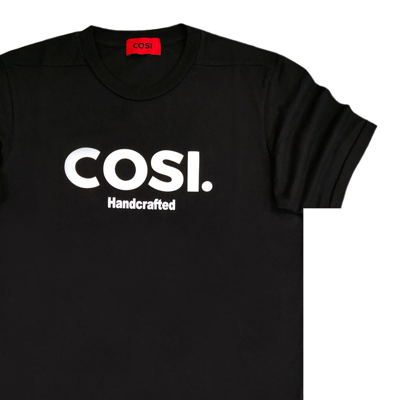 Cosi jeans - 61-S23-17 - white letters tee - black