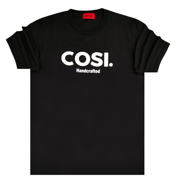 Cosi jeans - 61-S23-17 - white letters tee - black