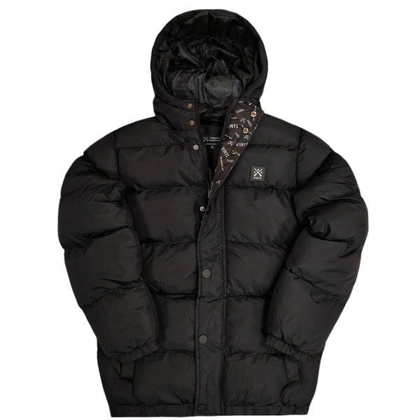 Vinyl art clothing - 72800-01 - puffer jacket - black