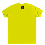 Vinyl art clothing - 76412-20-W - bright green t-shirt with logo tape