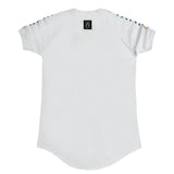 Vinyl art clothing - 82960-02 - white lined colours t-shirt