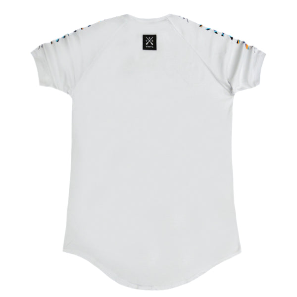 Vinyl art clothing - 82960-02 - white lined colours t-shirt