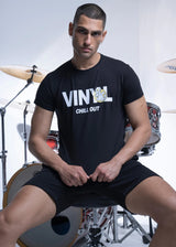 Vinyl art clothing - 84756-01 - chill out t-shirt - black