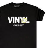 Vinyl art clothing chill out t-shirt - black