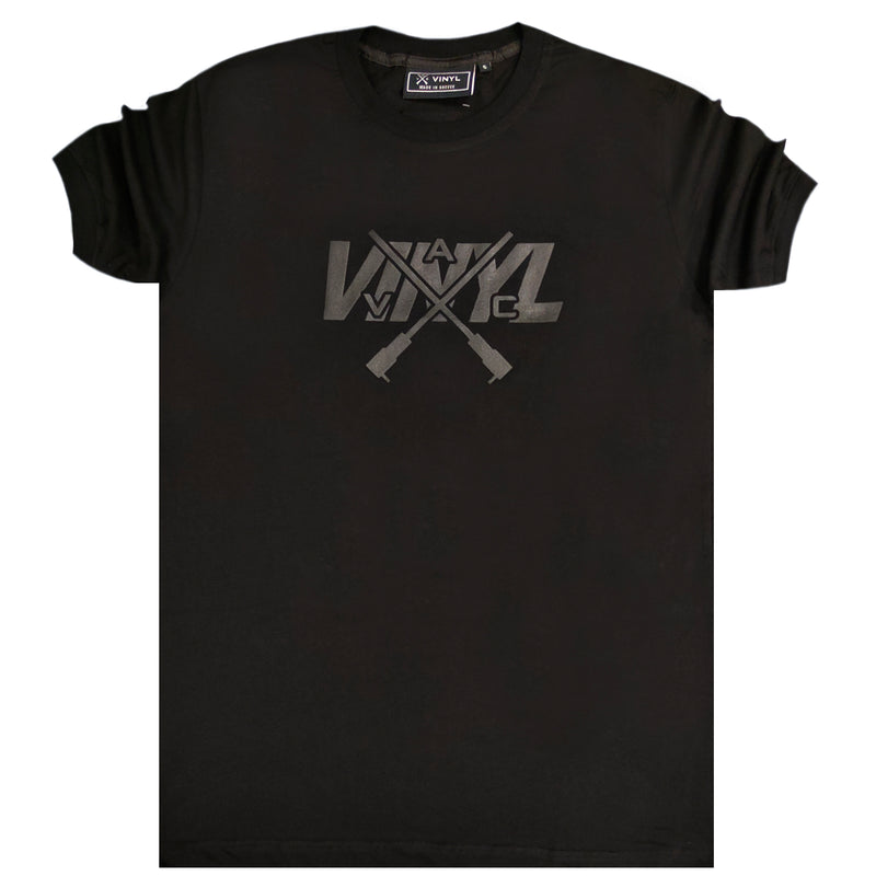Vinyl art clothing - 91324-01 - big logo t-shirt - black